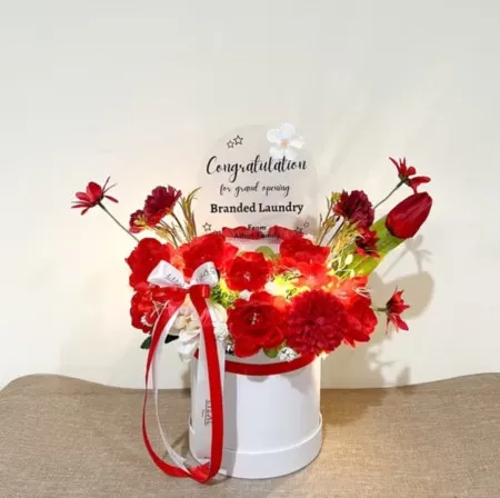 Bloom Box Akrilik Ucapan Grand Opening Prabumulih