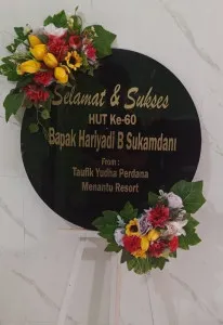 Papan Akrilik Ucapan Ulang Tahun Prabumulih